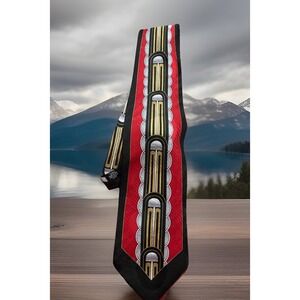 Screenplay by Martin Wong Silk Dress Tie USA Made Abstract Theater 3.75"‎ READ